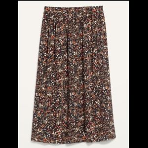 Old Navy Plus - High-Waisted Floral-Print Midi Swing Skirt for Women